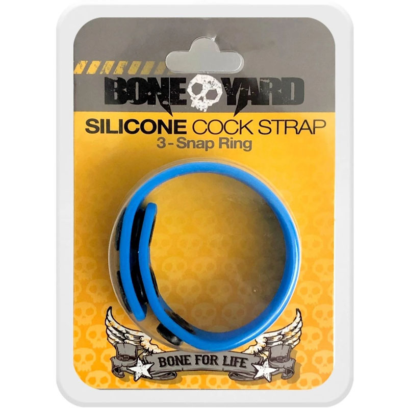 Boneyard Silicone Cock Strap - Blue